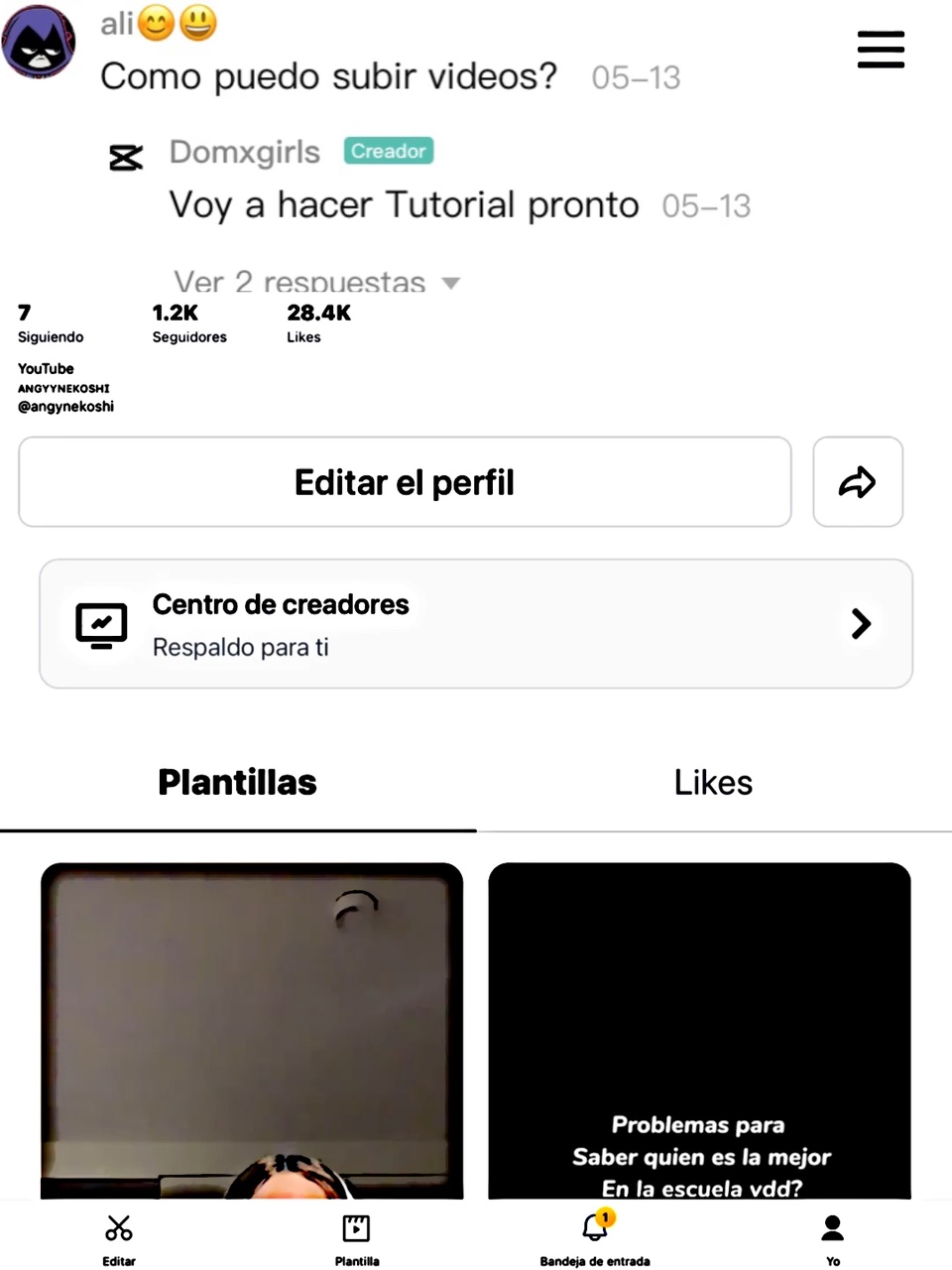 Como subir plantilla