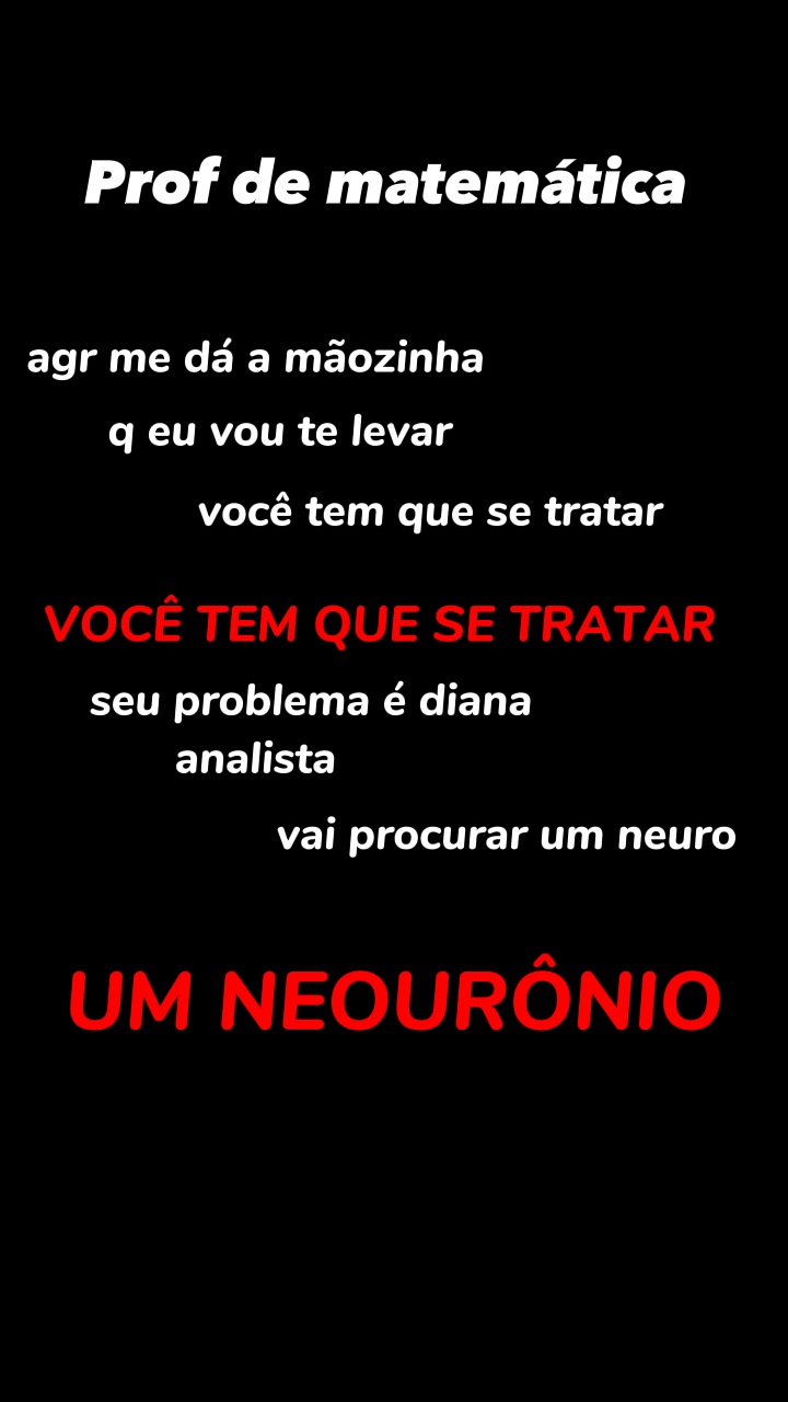 VOCÊ TEM Q SE TRATAR