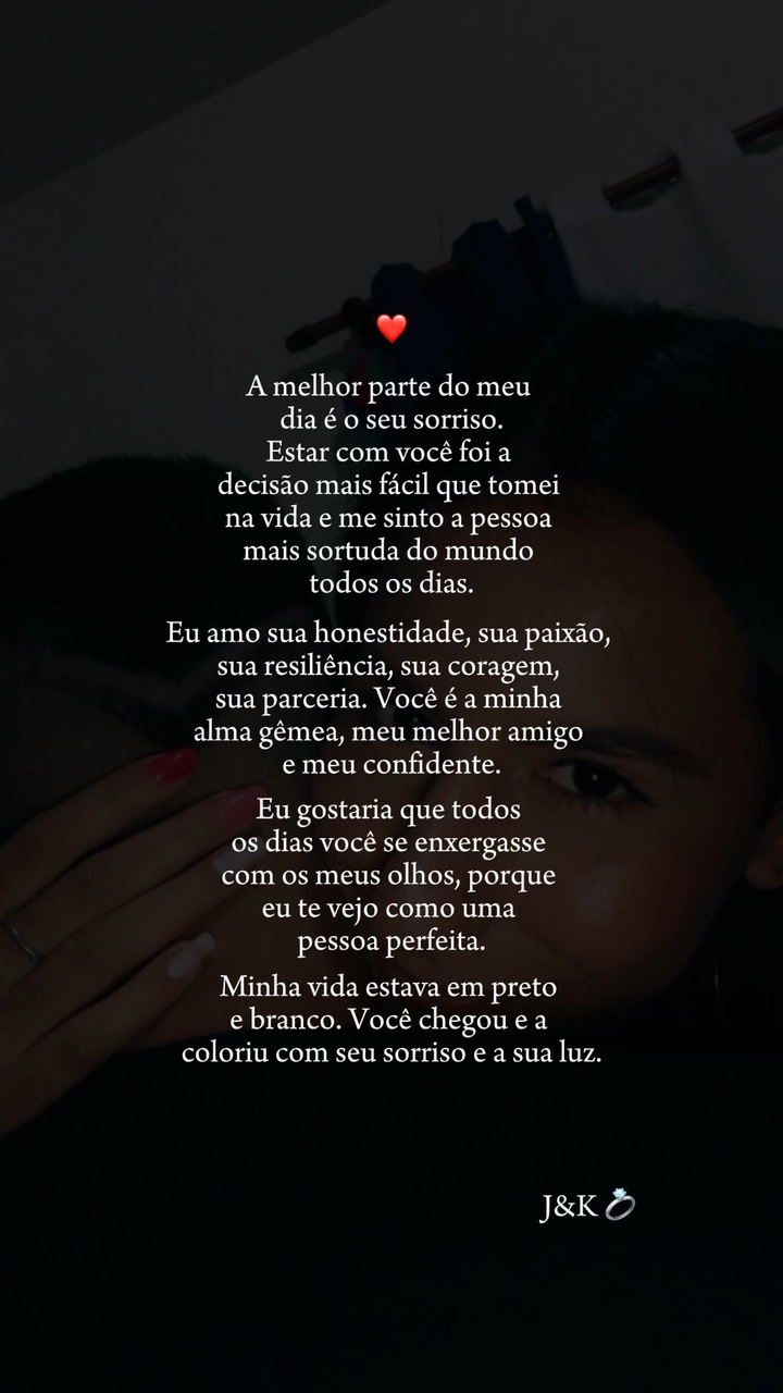 Texto fofo ❤️💍