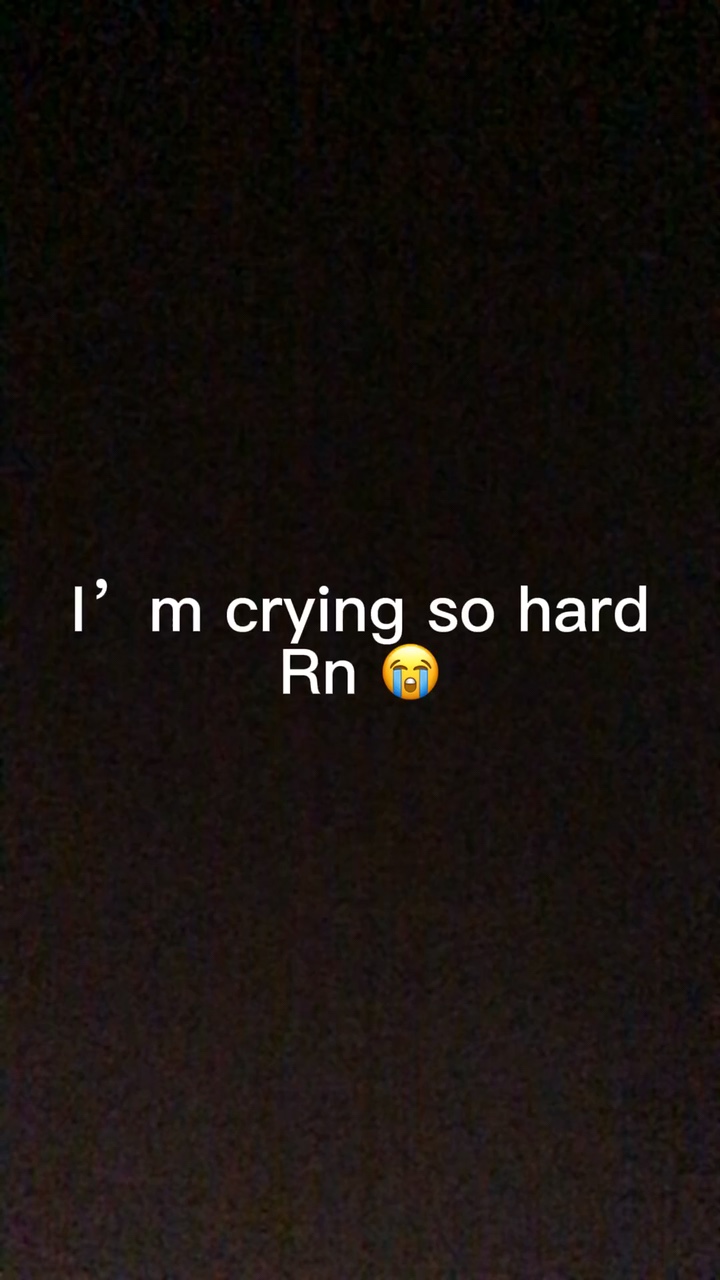 I’m so sorry goodbye