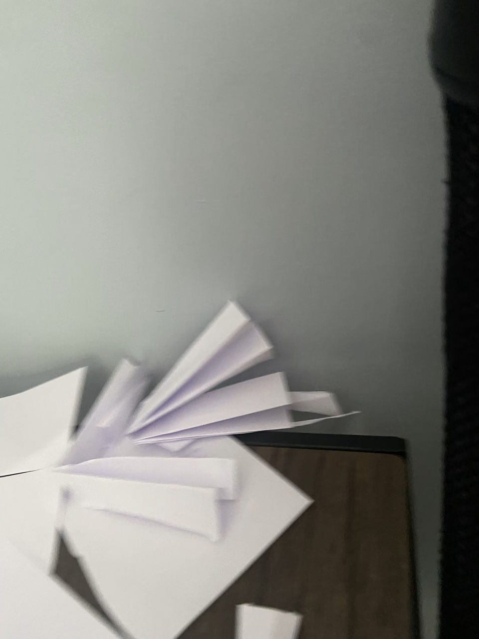 Making a paper drag-