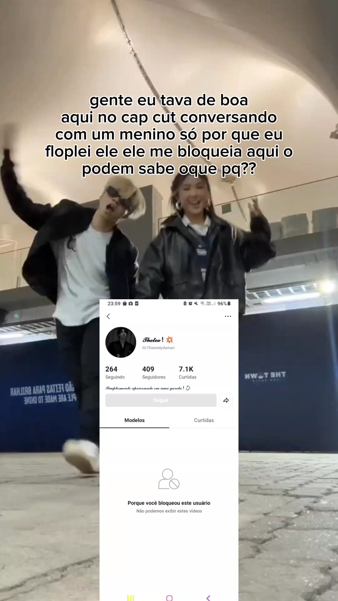 falem pra ele pq??