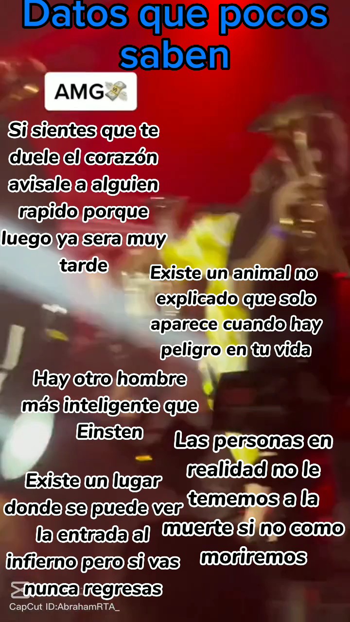 Datos que pocos sabe