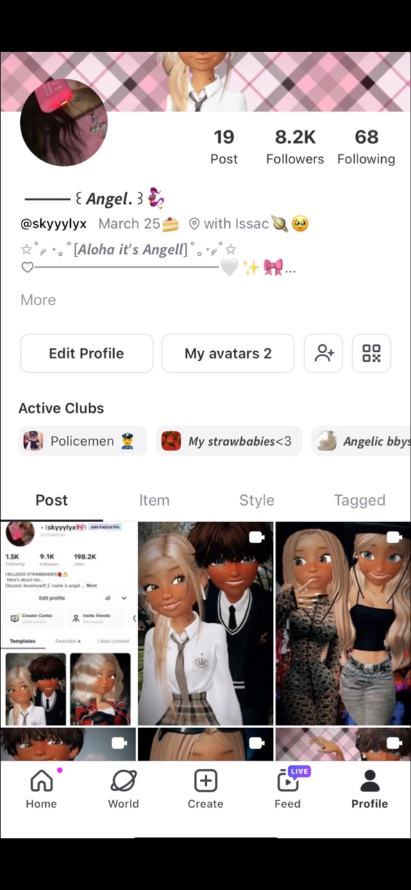 Follow my zepeto