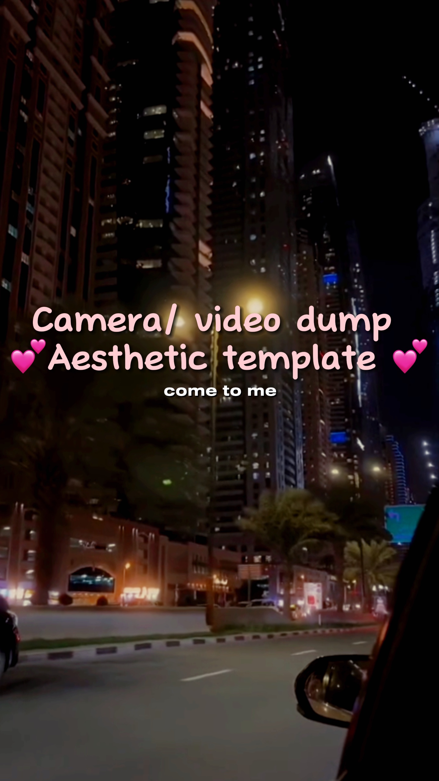 Aesthetic video dump