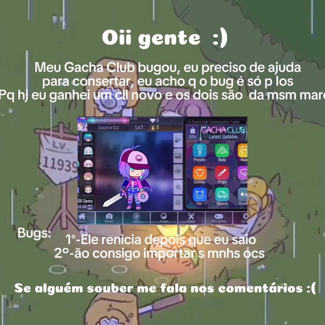 Bug no Gacha Club