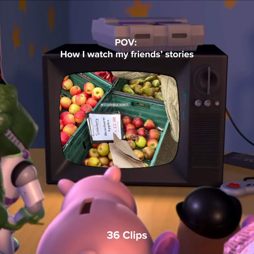 How I watch stories