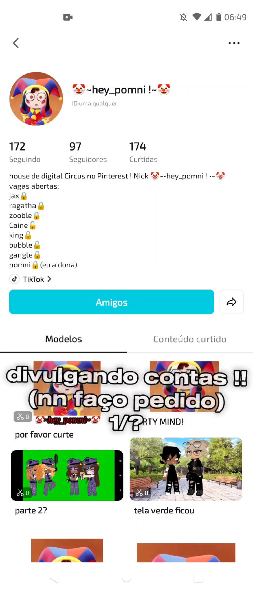 nn peçam para serem