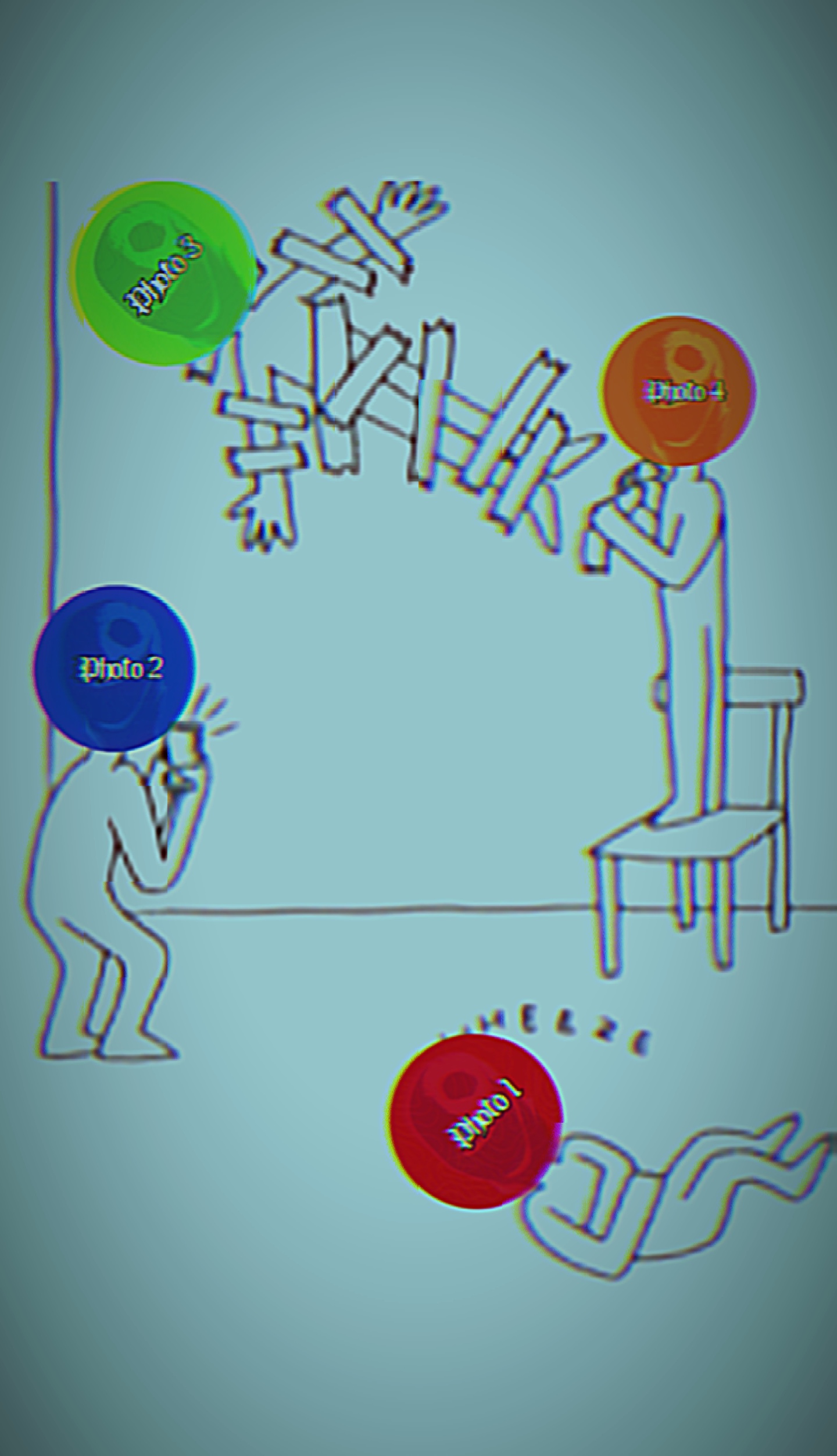 4 friends meme
