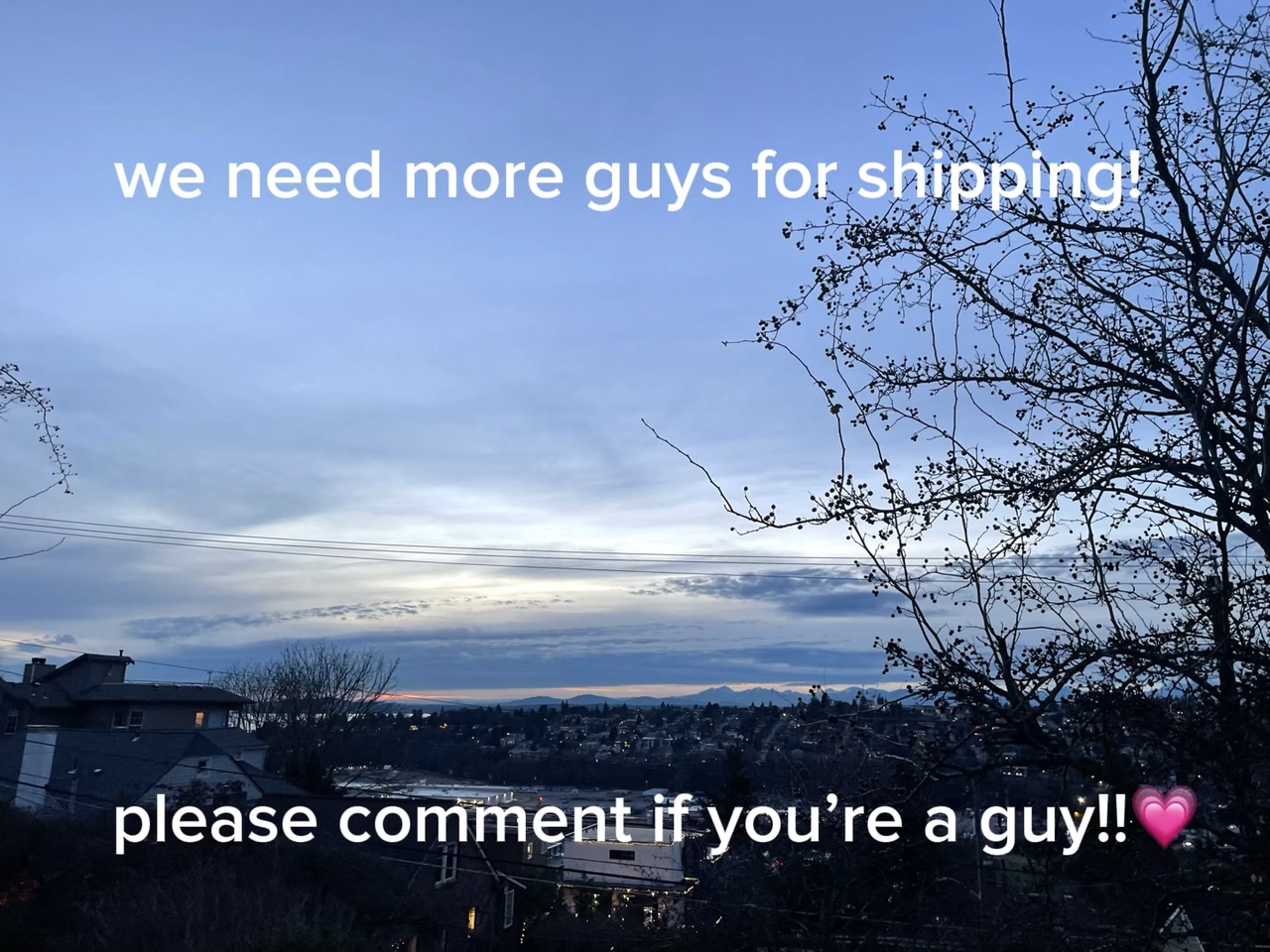 we need more guys!