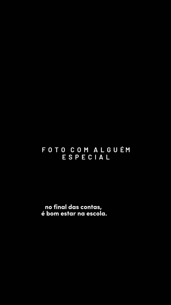 a, a escola...