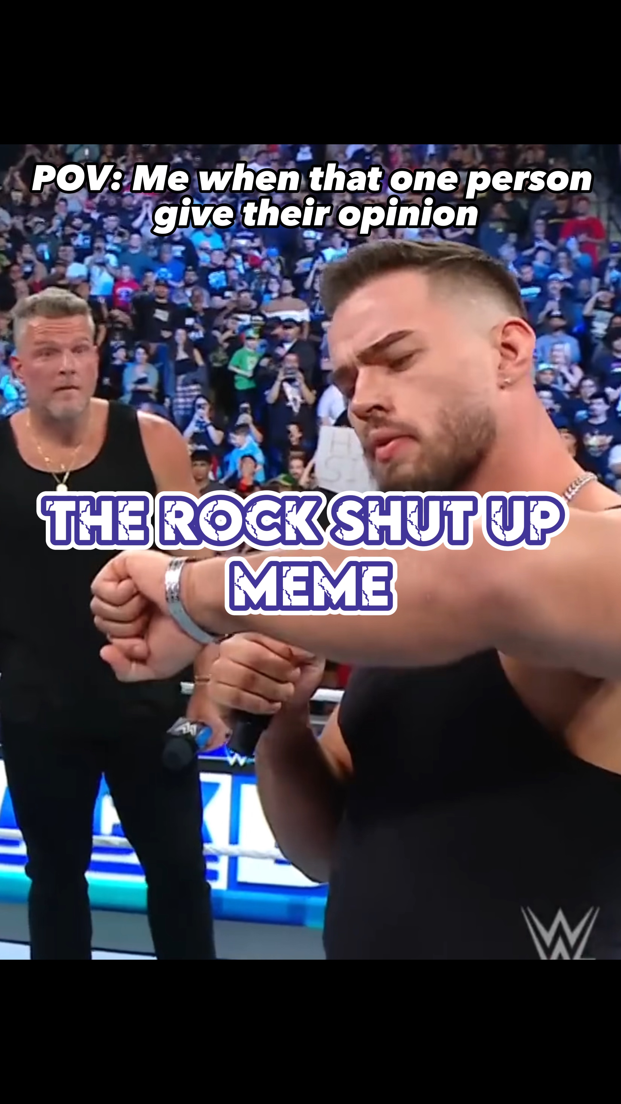 The rock meme