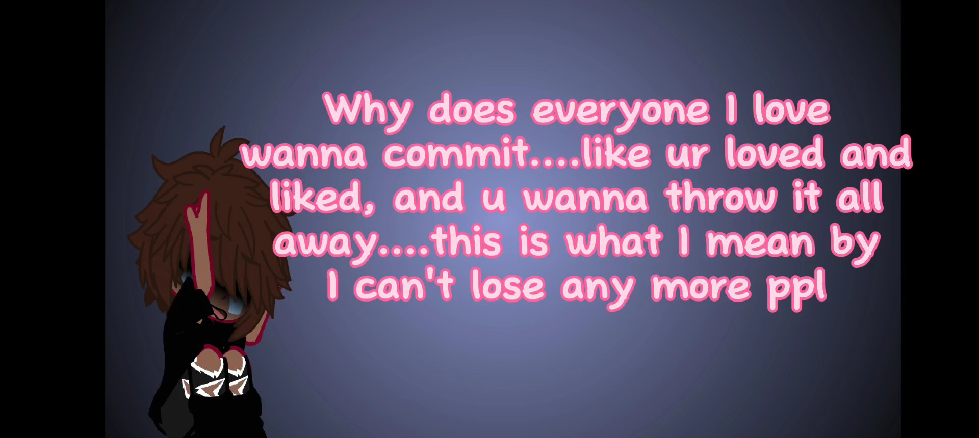 I don't wanna lose