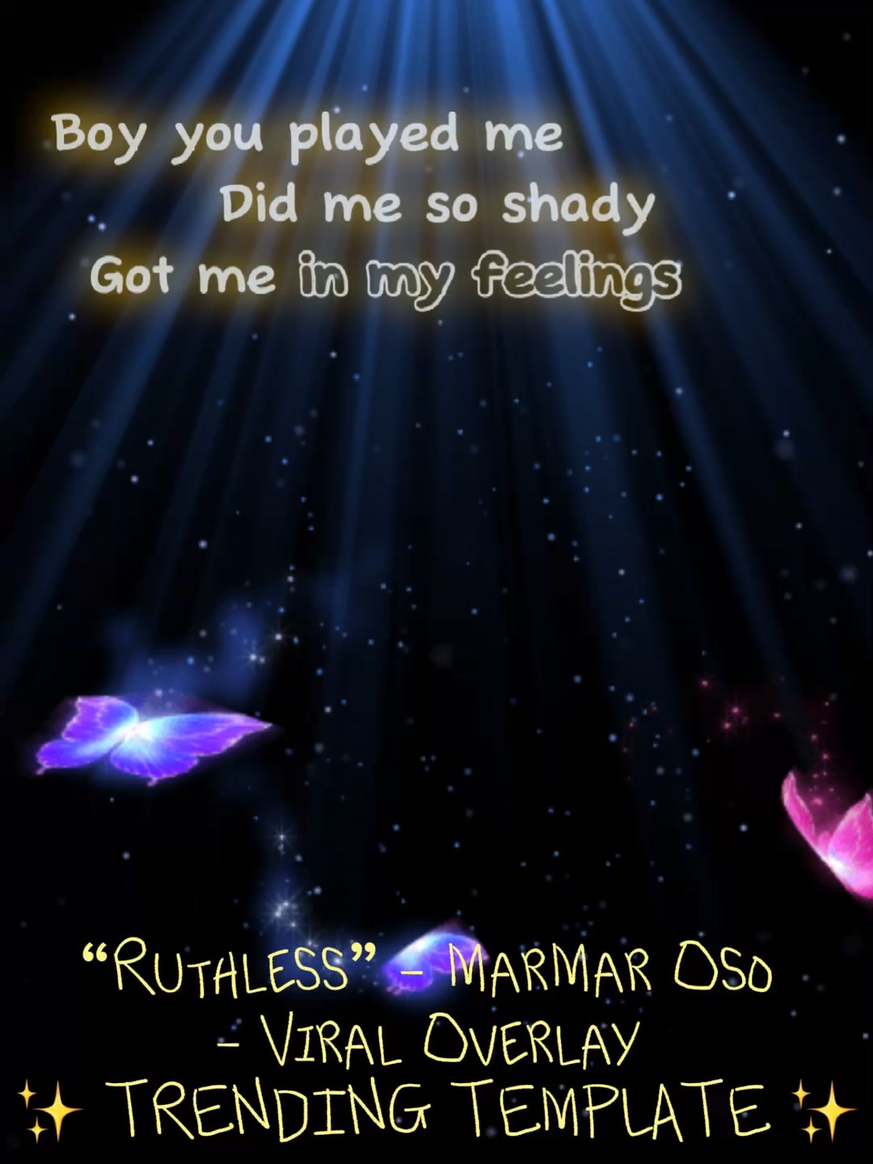 Ruthless Lyric EDIT💔