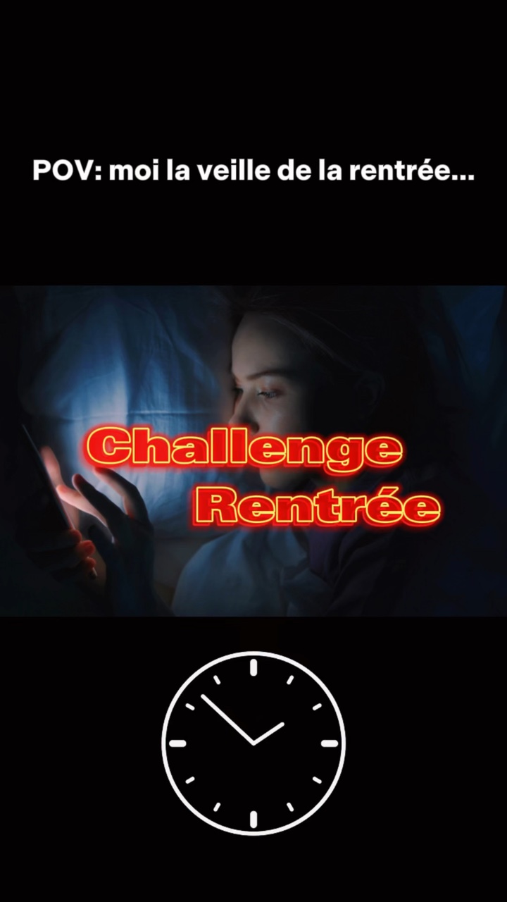 CHALLENGE RENTRÉE 🎓