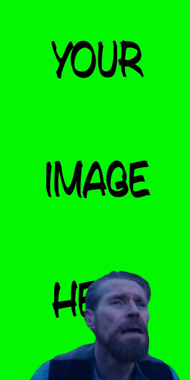 Green screen meme