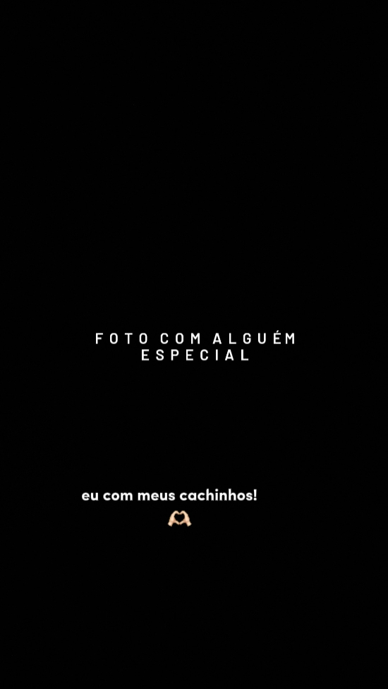 com meus cachinhos!