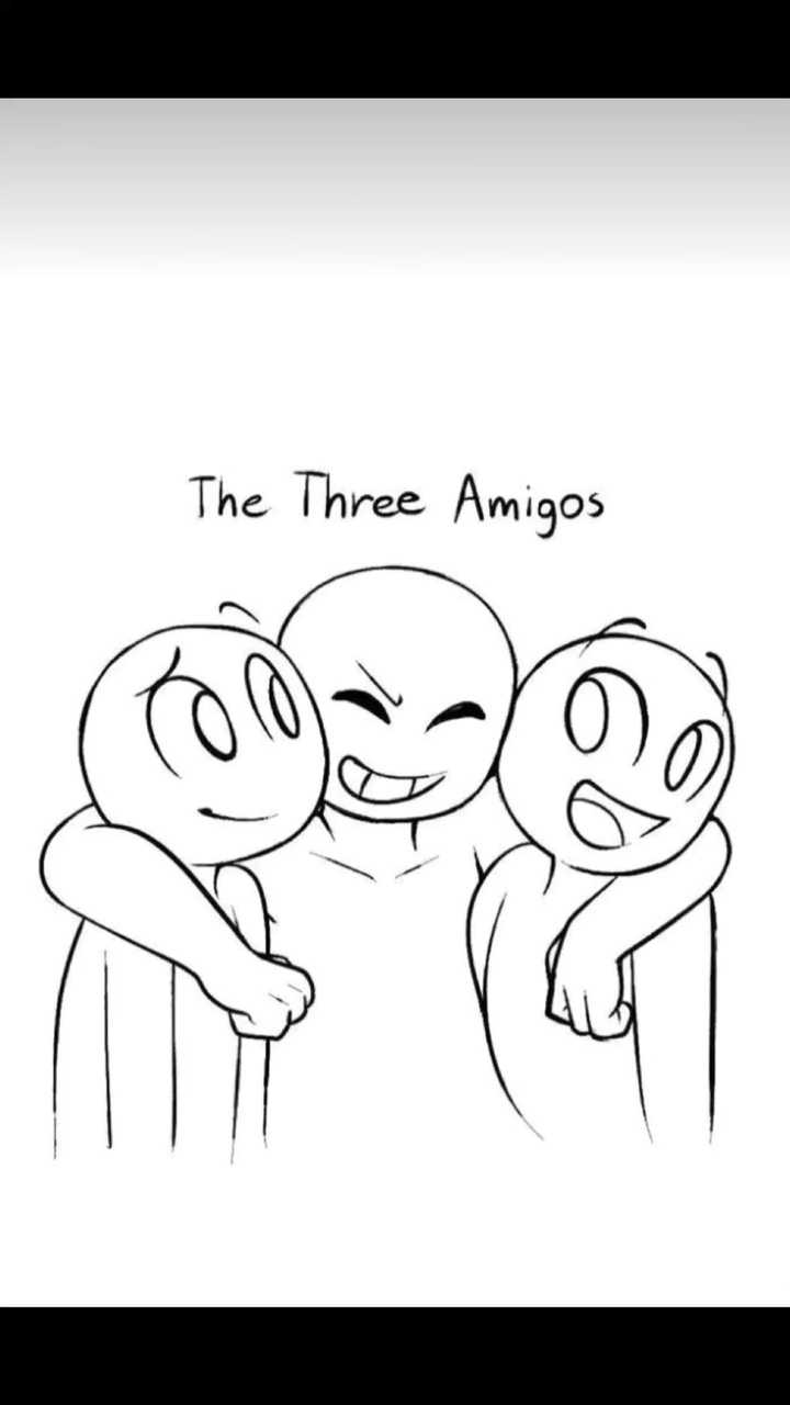 3 friends template