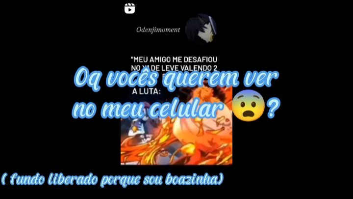 oq vocês querem ver?
