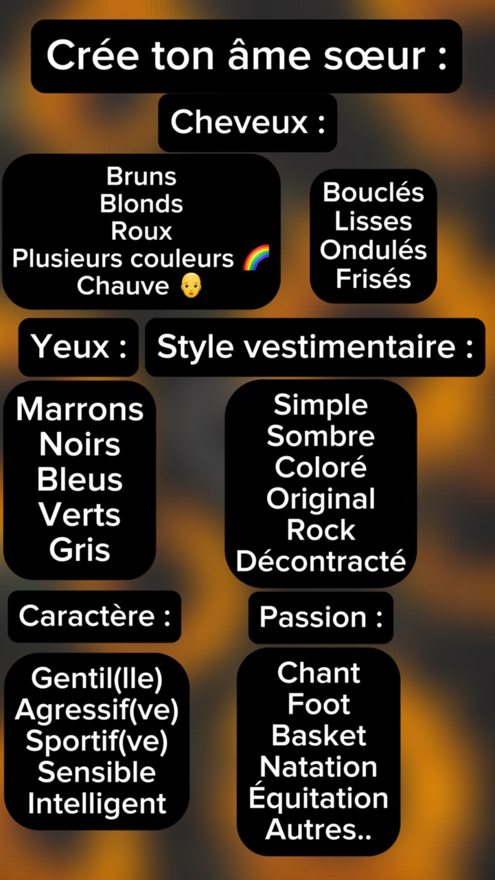 Crée ton âme sœur