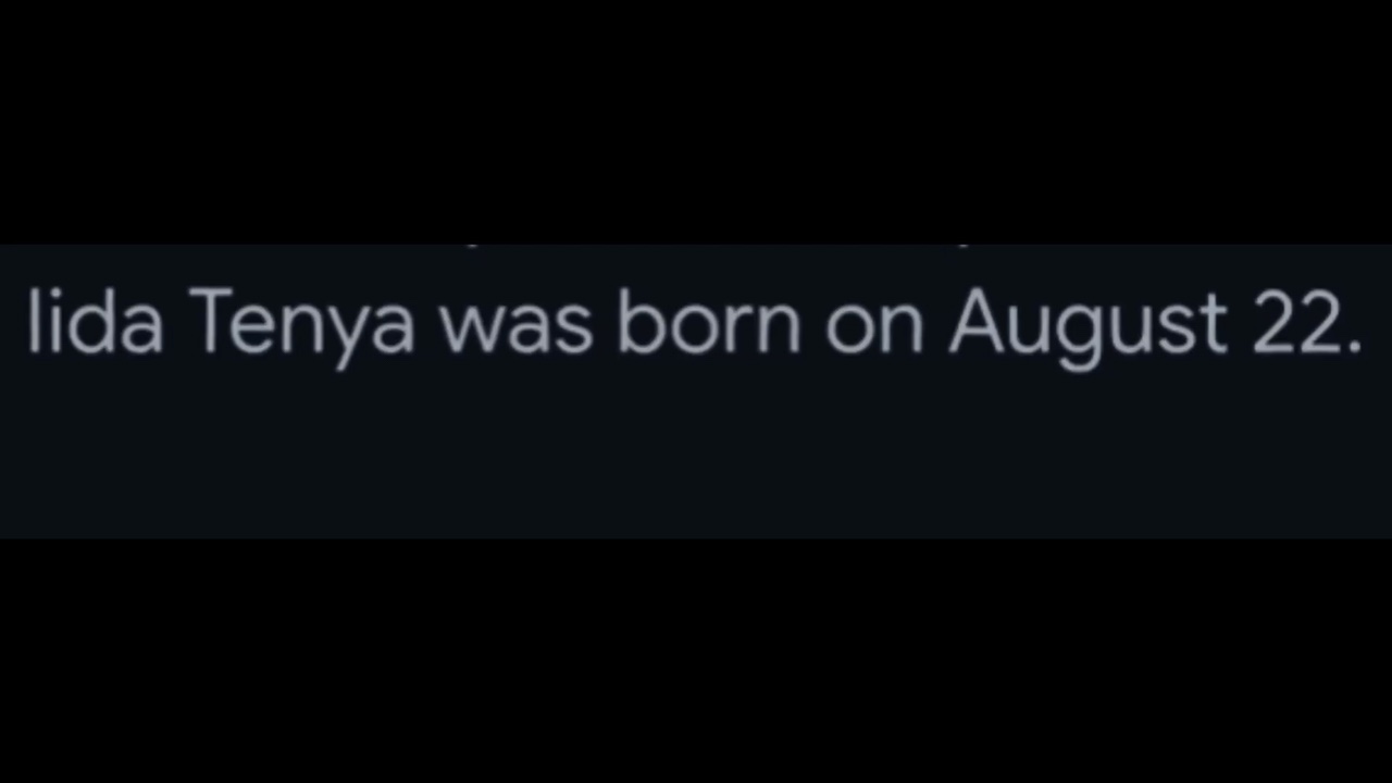 Tenya Iida Birthday