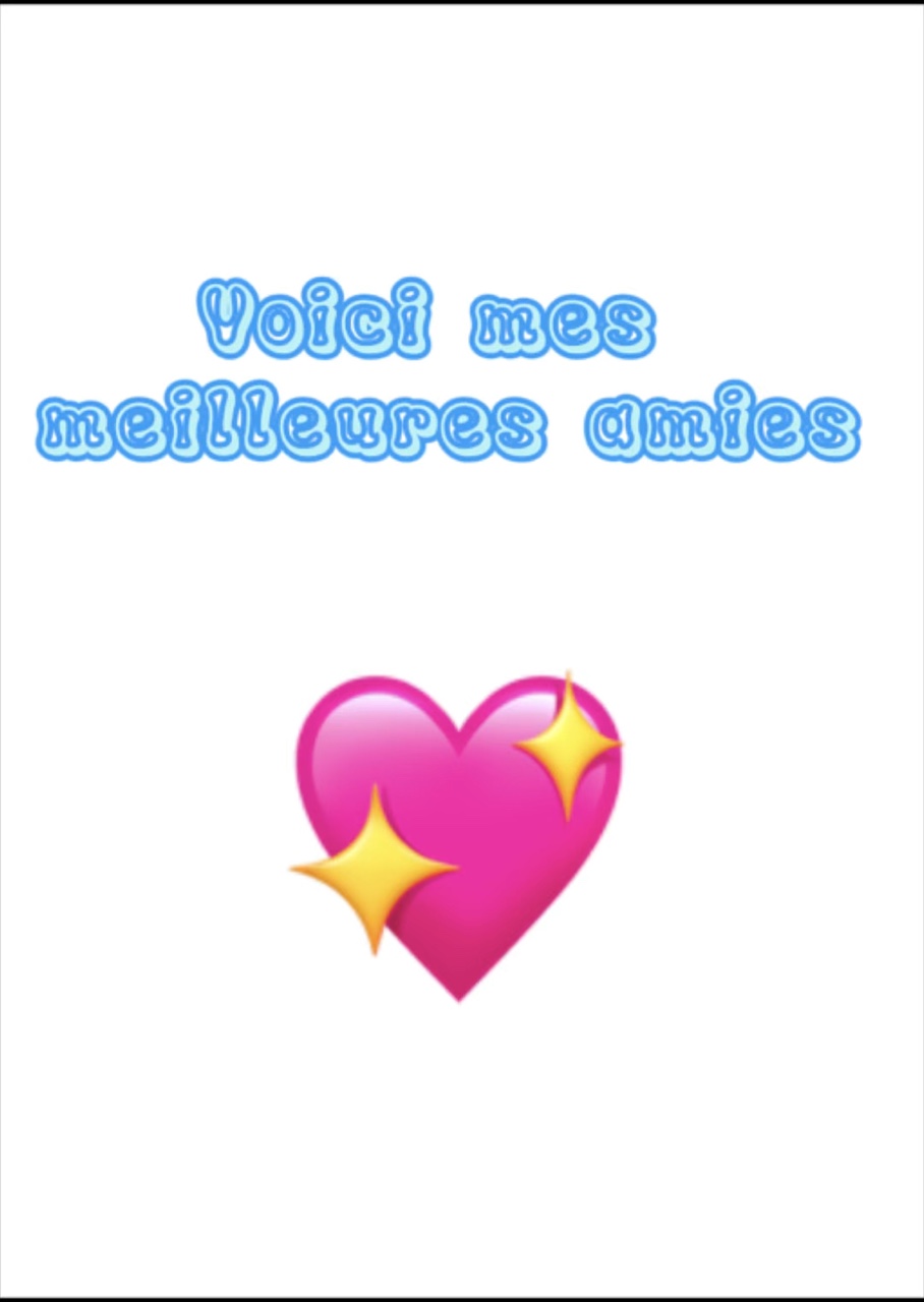 Meilleures amies 💖