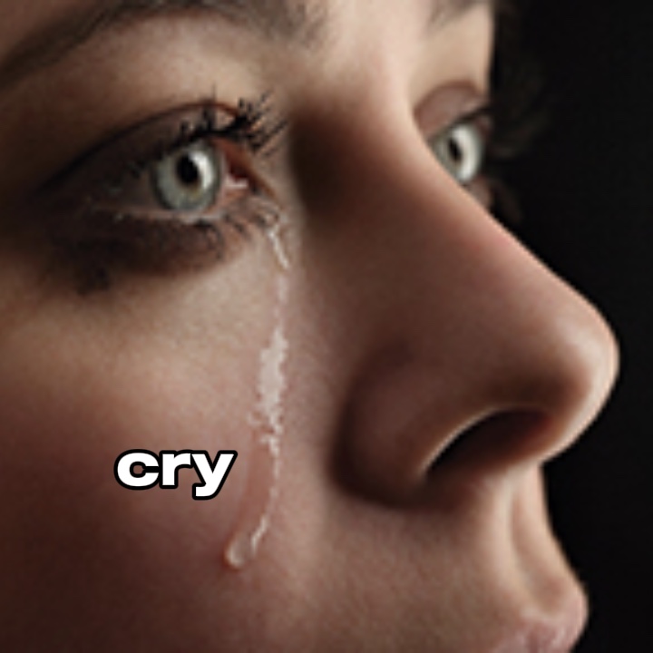 cry or cry..