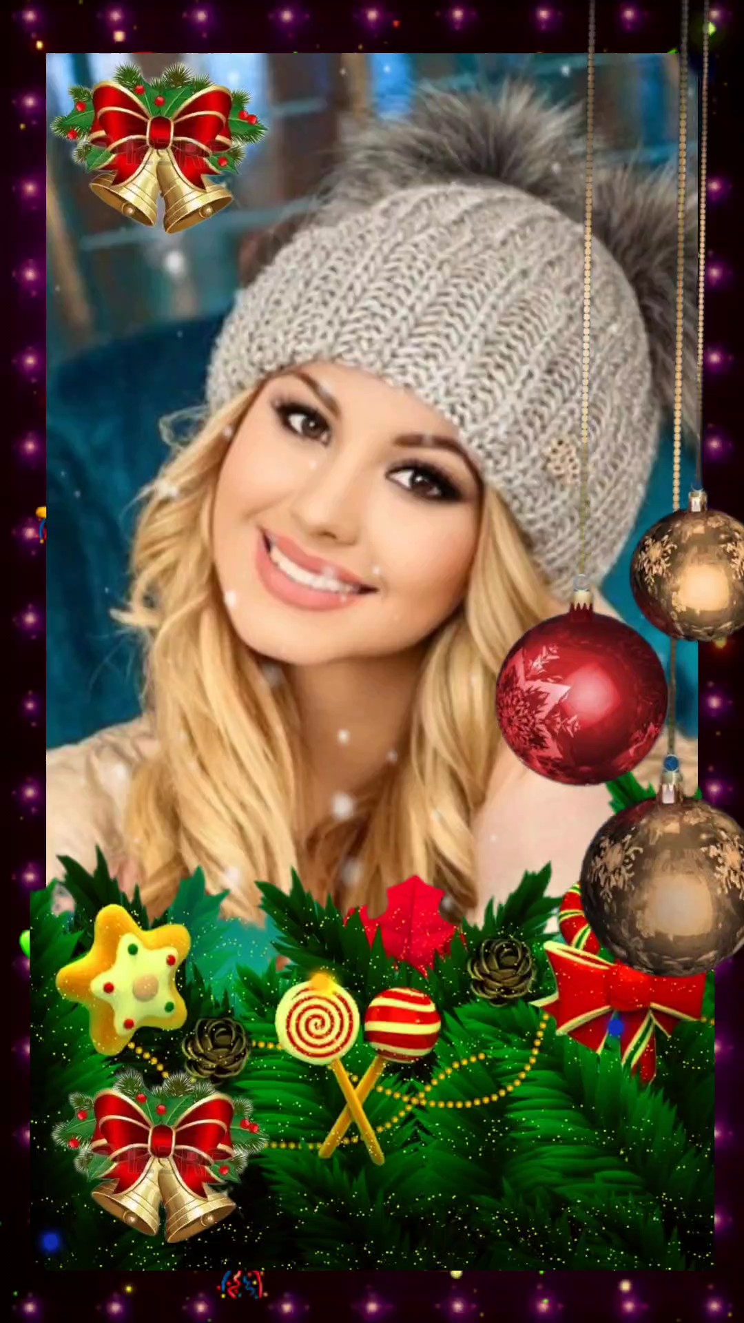 moldura de Natal 