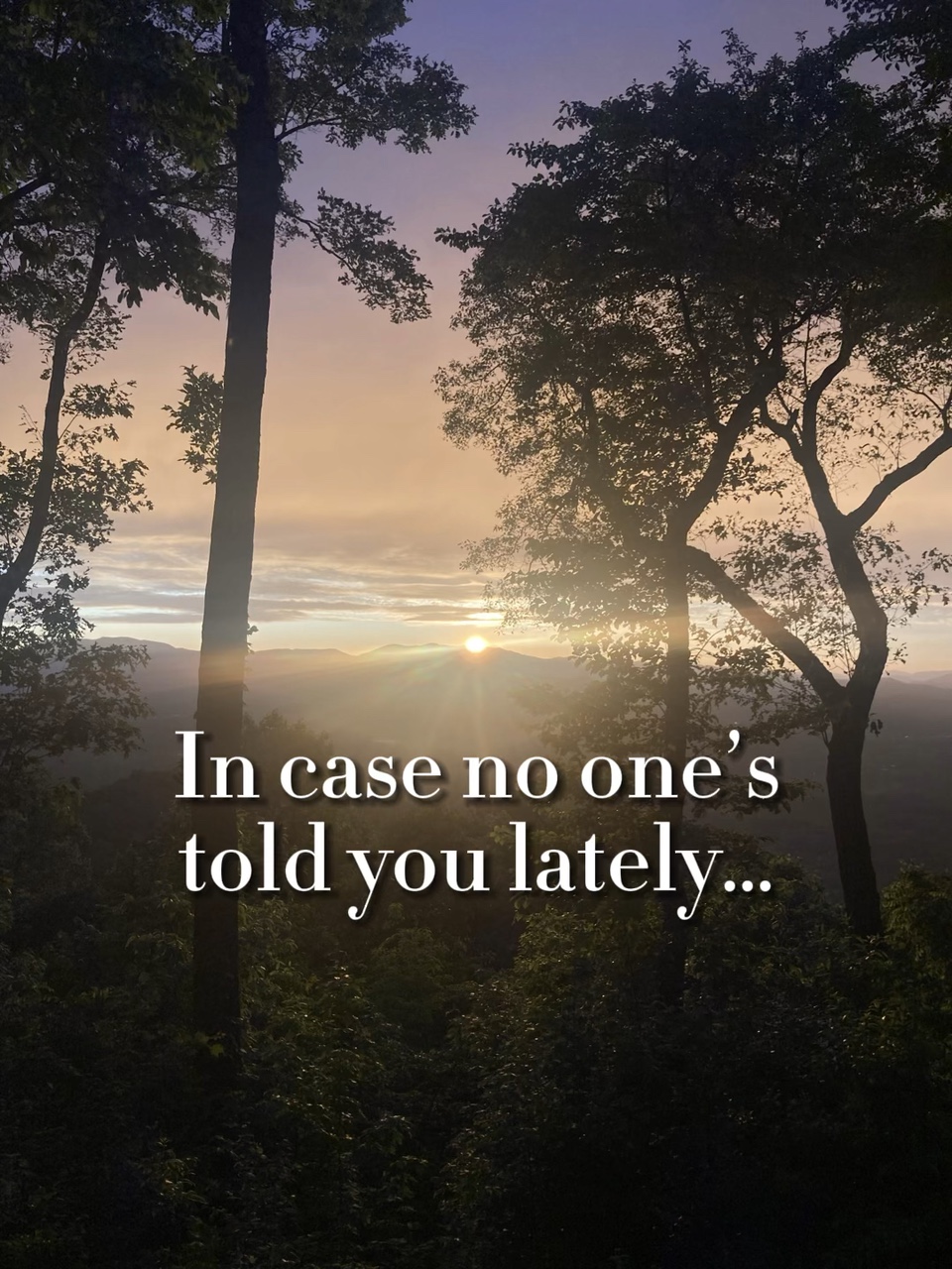 I promise you 