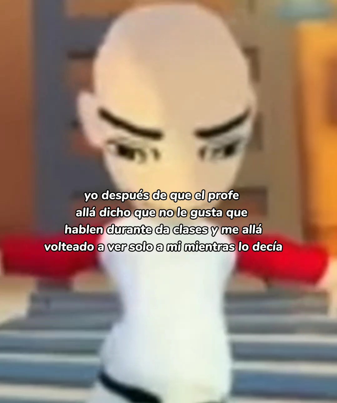 no soporto el profe 