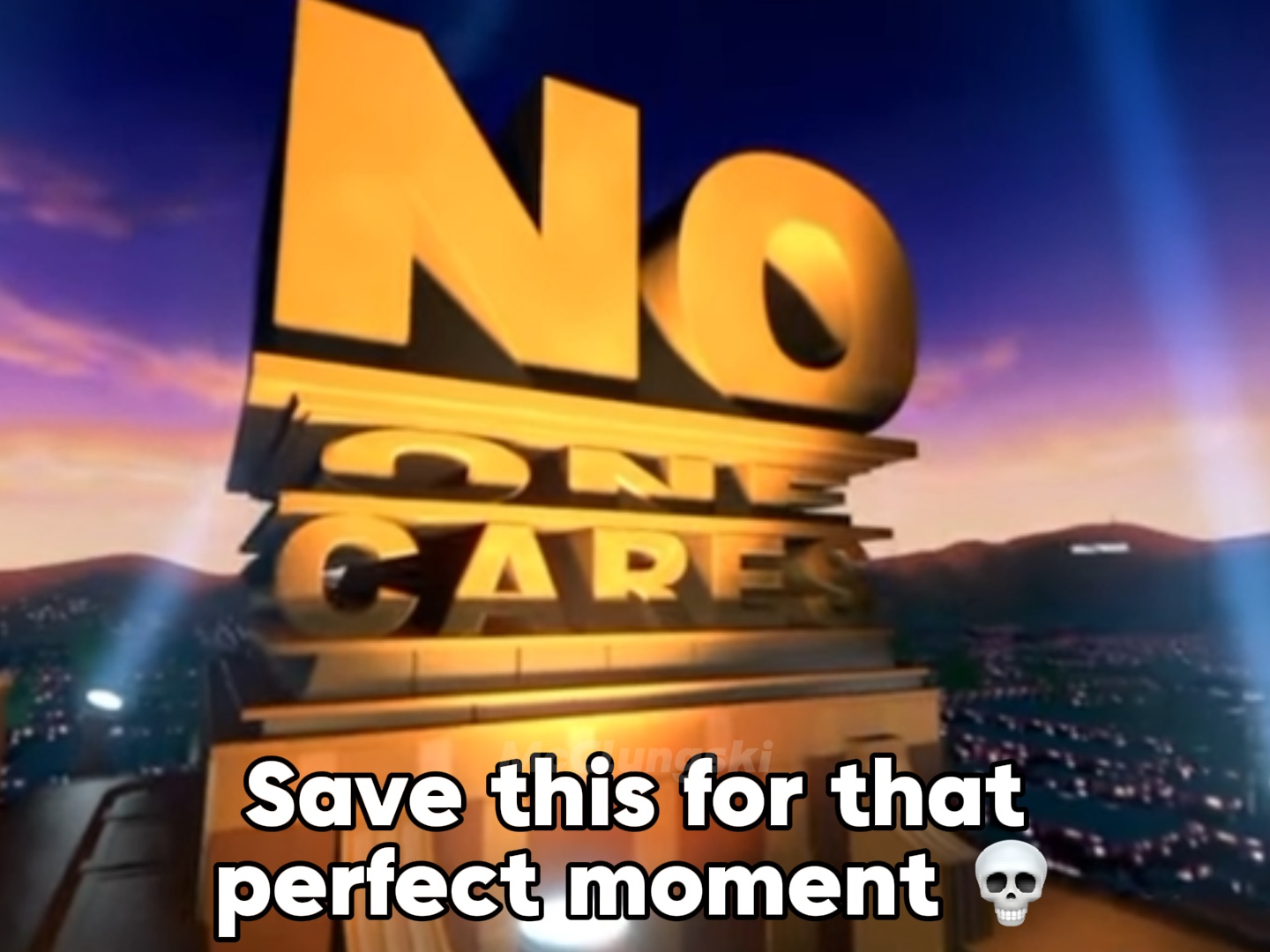 Nobody Cares Meme 