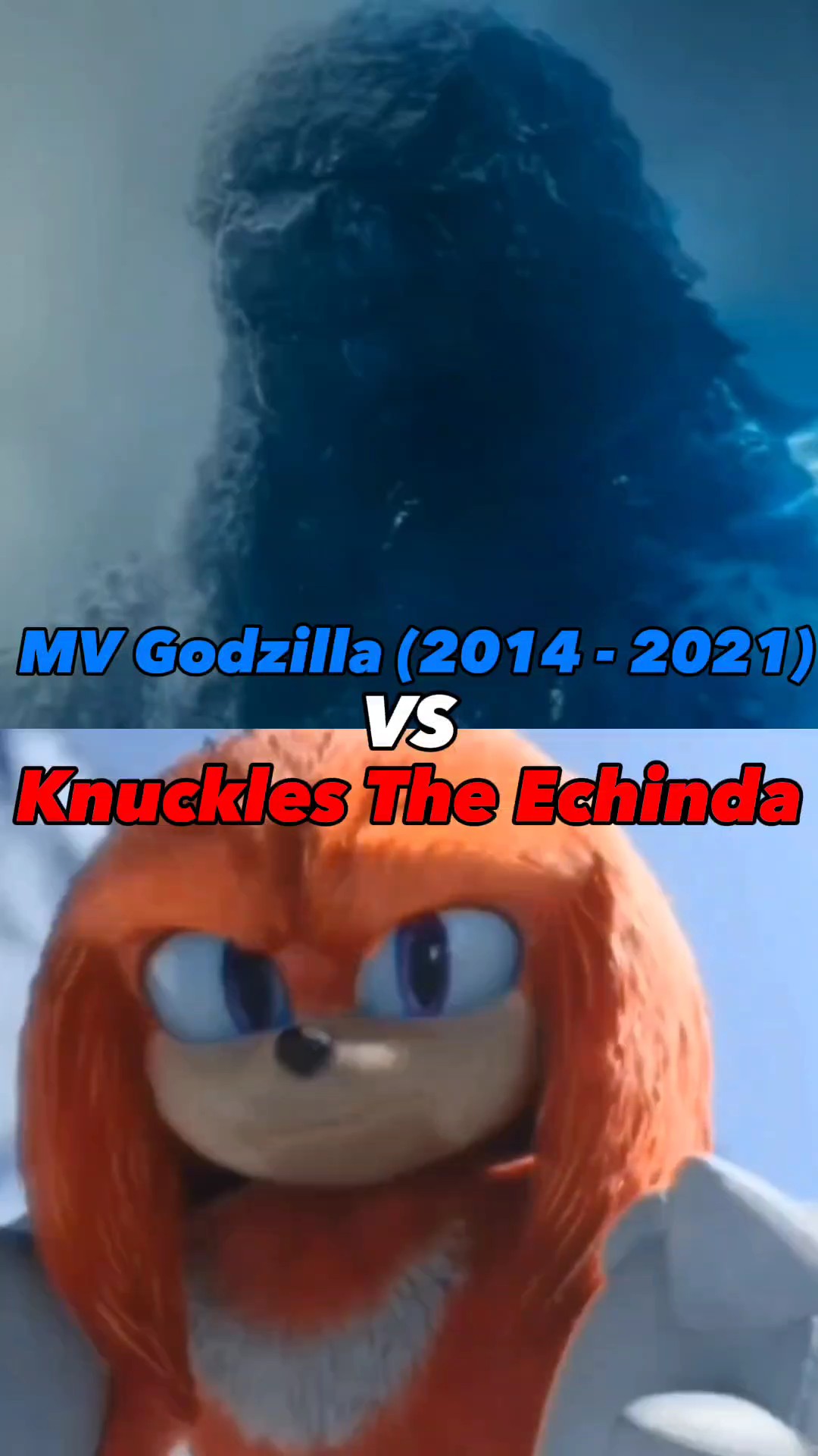 Godzilla vs Knuckles