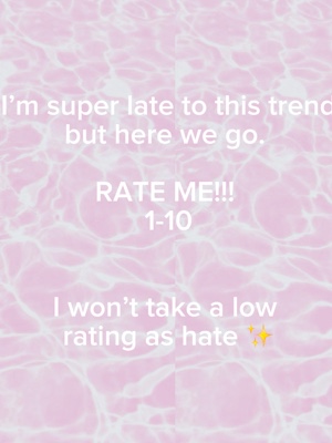 Rate me 💅💕✨🫦👏