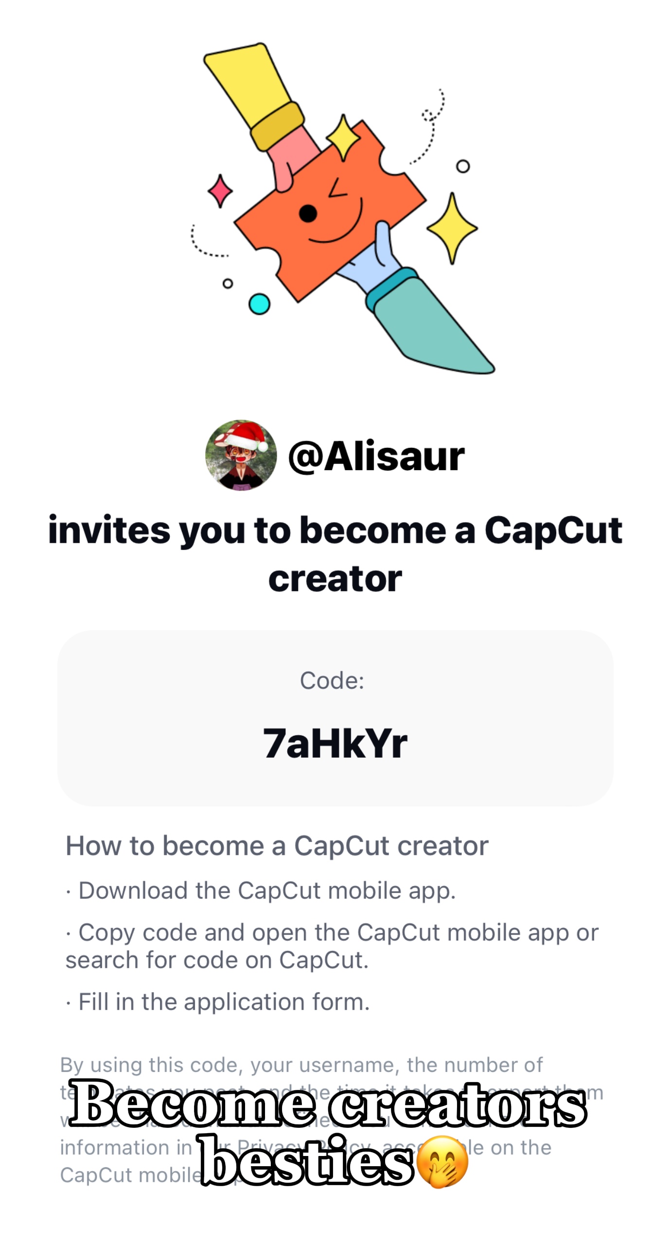 BECOME A CREATOR😍
