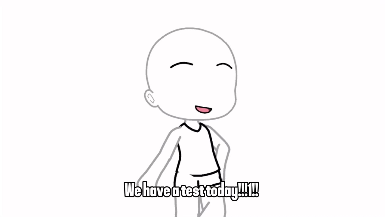 I never study