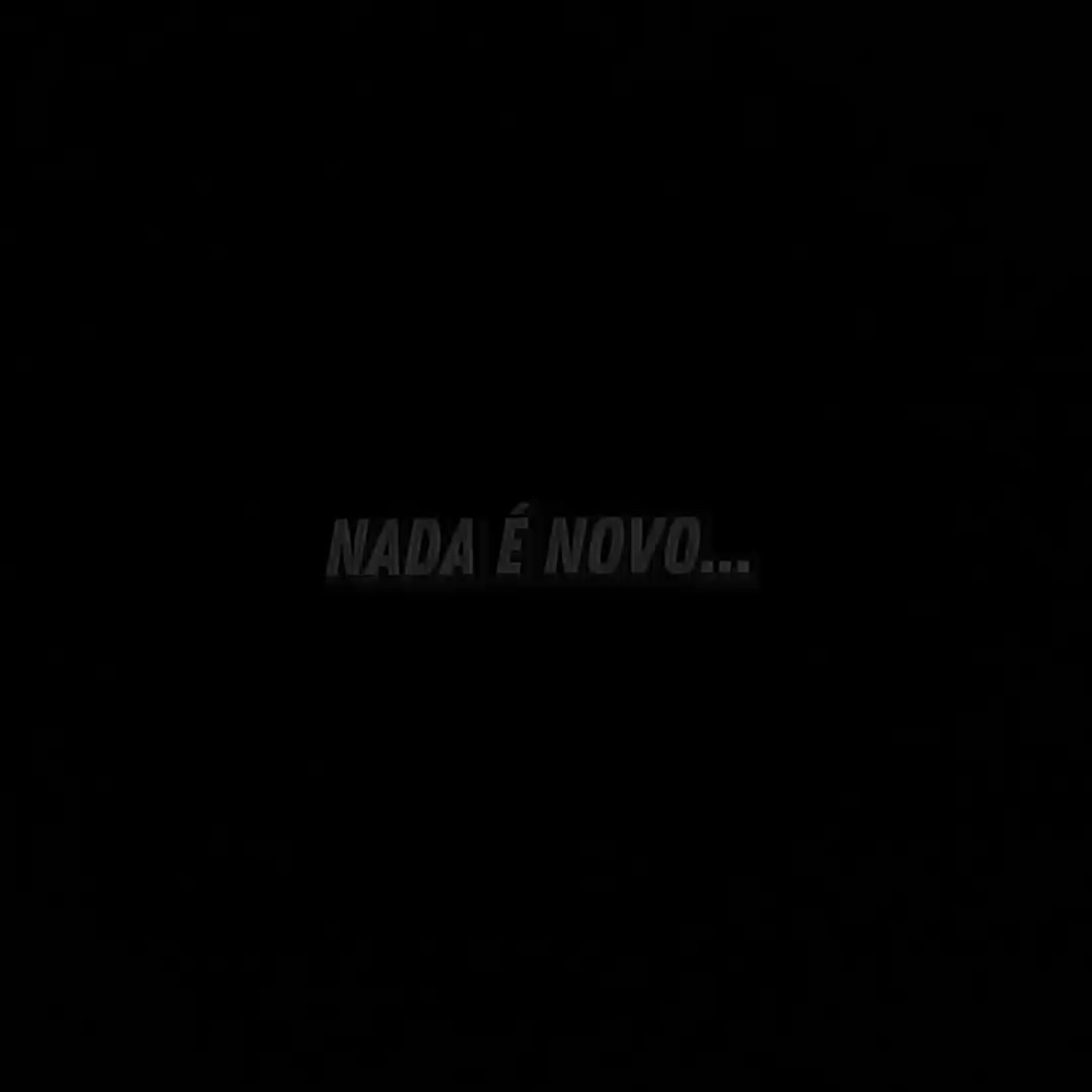 nada é novo....