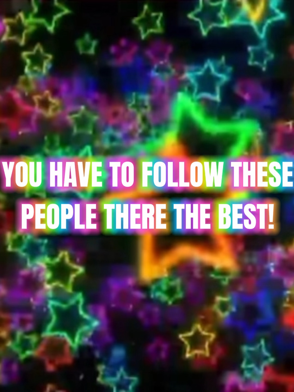 PLEASE FOLLOW THEM