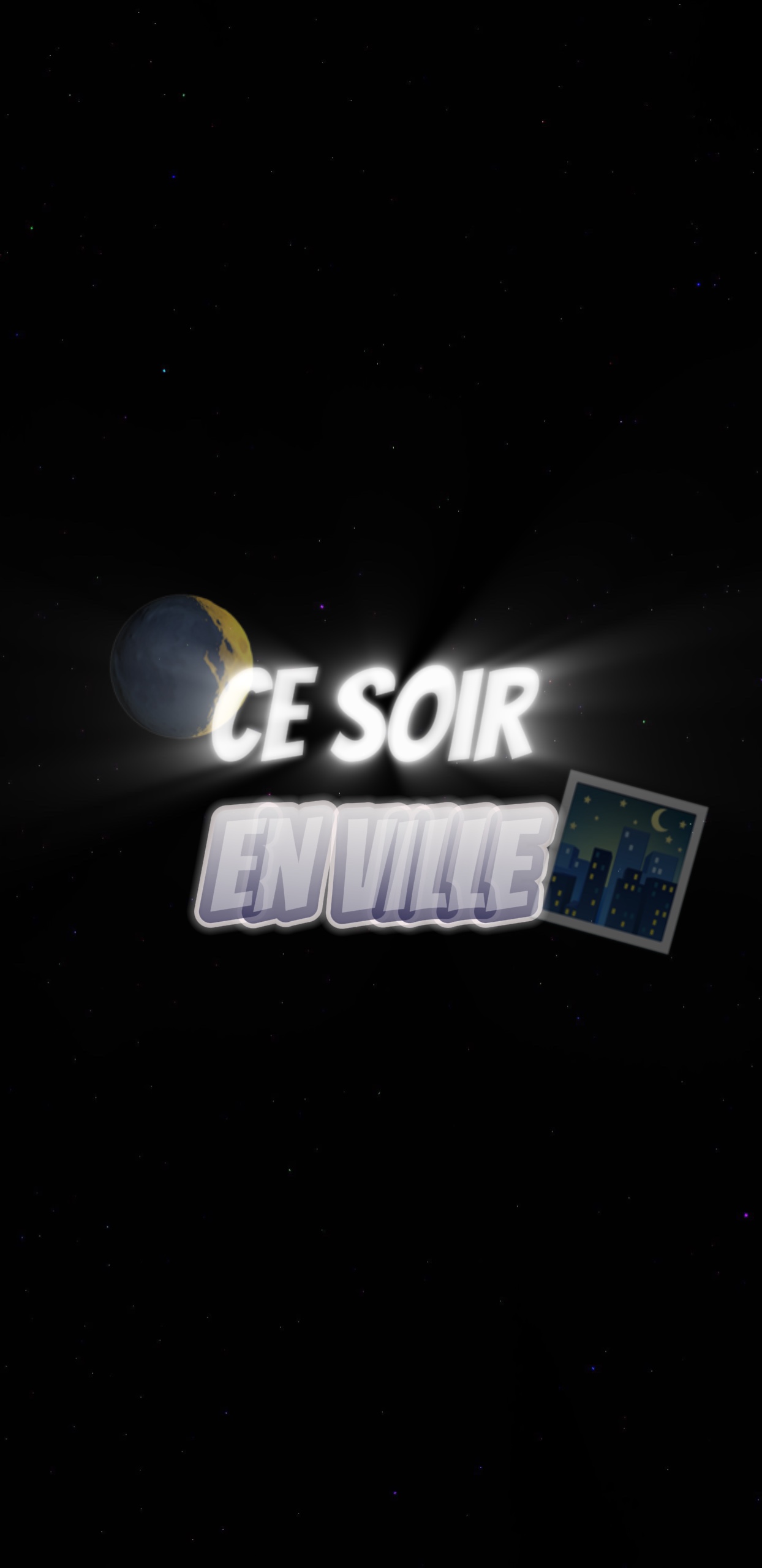 Ce soir en ville😋