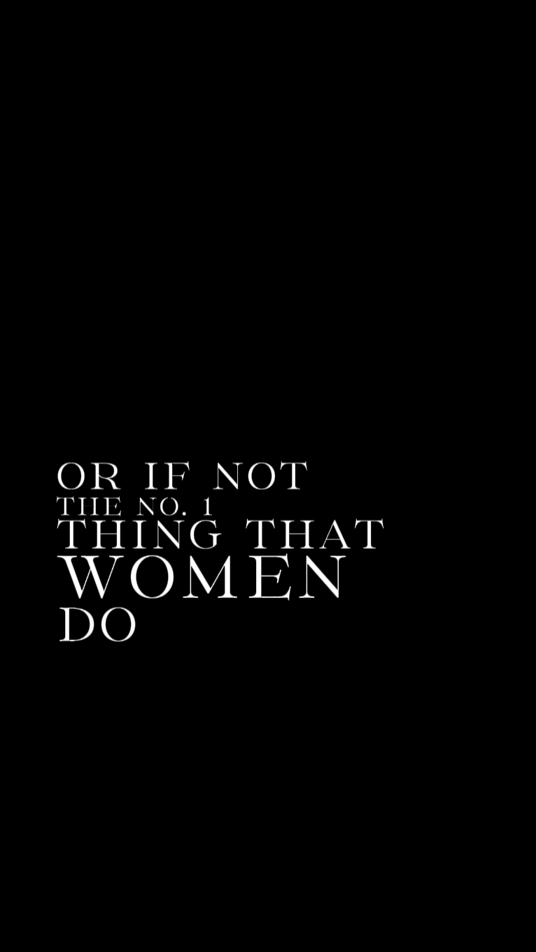 Things women do